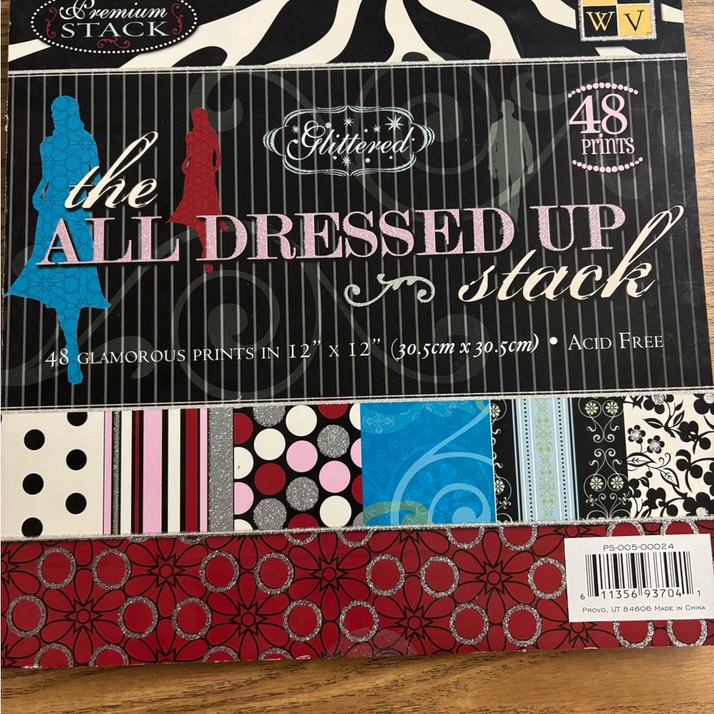 All Dressed Up Stack 12x12 Scrapbook Paper